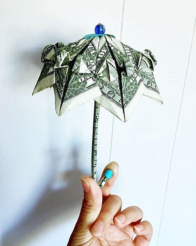 Umbrella money umbrella money origami origami umbrella Etsy