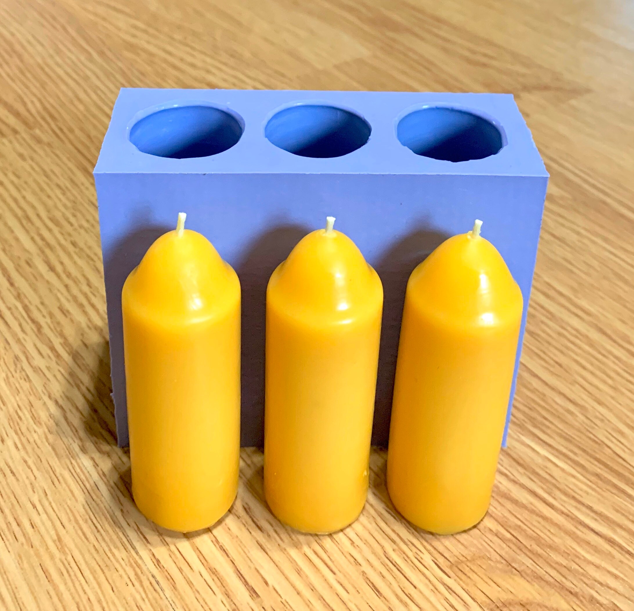Silicone UCO candle Mold 3 cavity taper mold candle Etsy