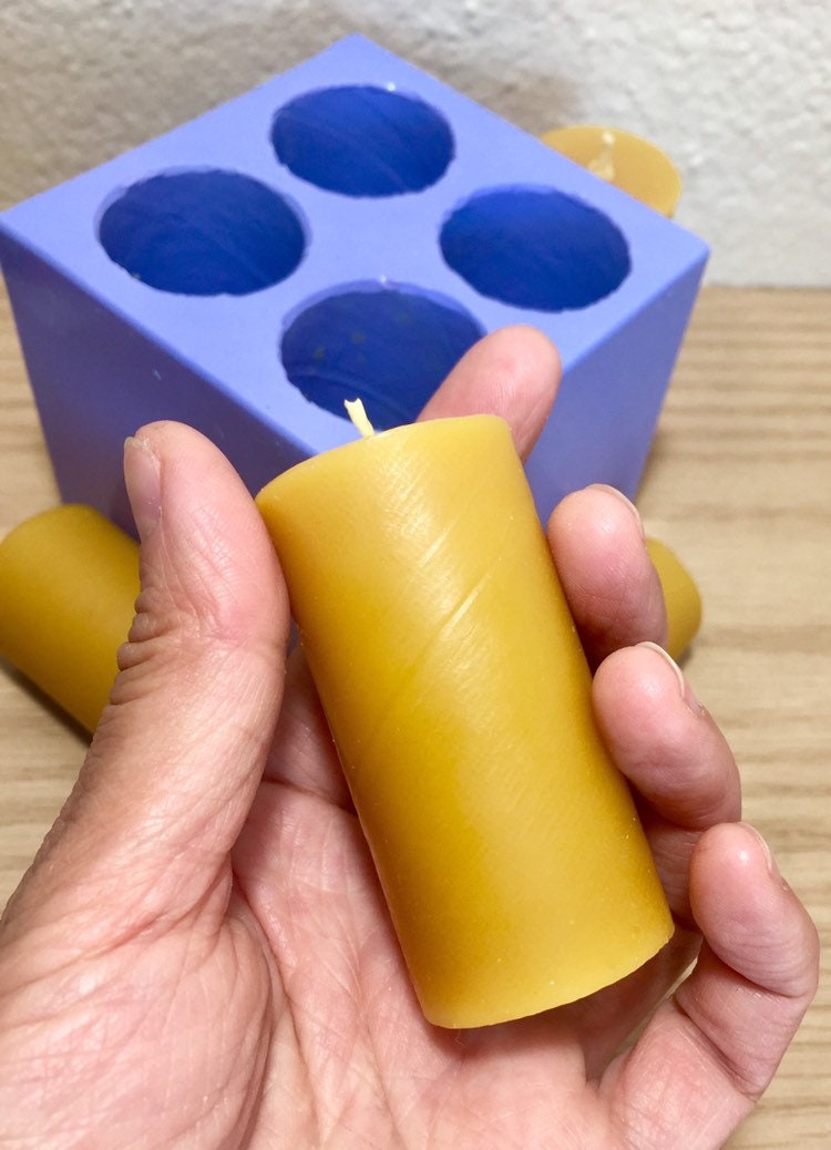 Silicone Taper Candle Mold Pillar Cylinder Candle 4 Etsy UK