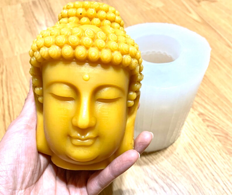 3D Silicone Buddha Head Mold Female Male Buddha Statue Etsy