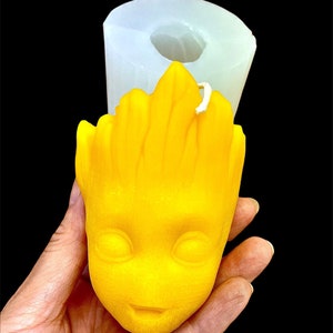 3.5” Silicone baby Mold - 3D candle soap resin mould - homemade