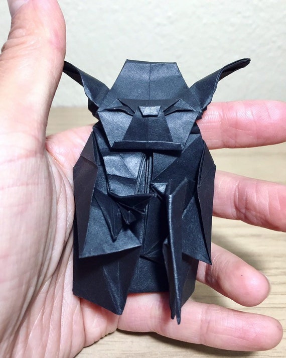 Origami Papier Meister Yoda Sterne Krieg Charakter Origami Kunst Einzigartig Inspirierenden Token Geschenk