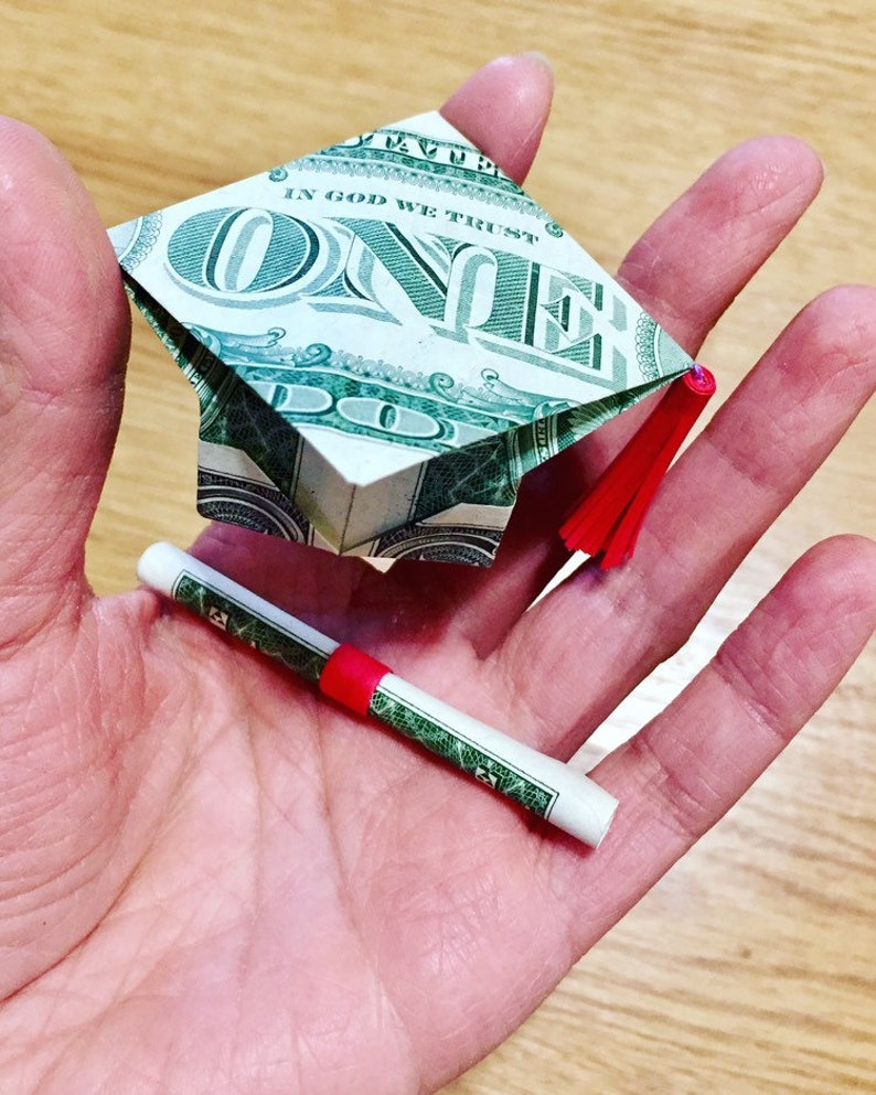 Money Origami Graduation Gift