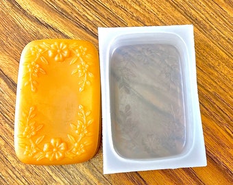 Silicone soap Mold - flower soap mold - Silicone flower Mold - single cavity mold - homemade soap mold - easy release