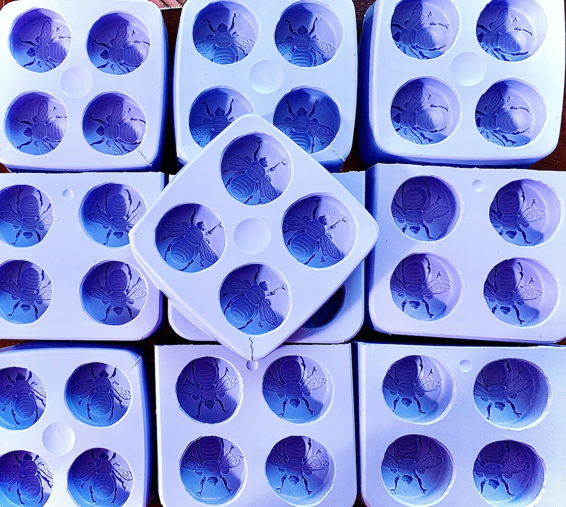 Silicone Tea light candle Mold honeybee bee mould wax melt Etsy