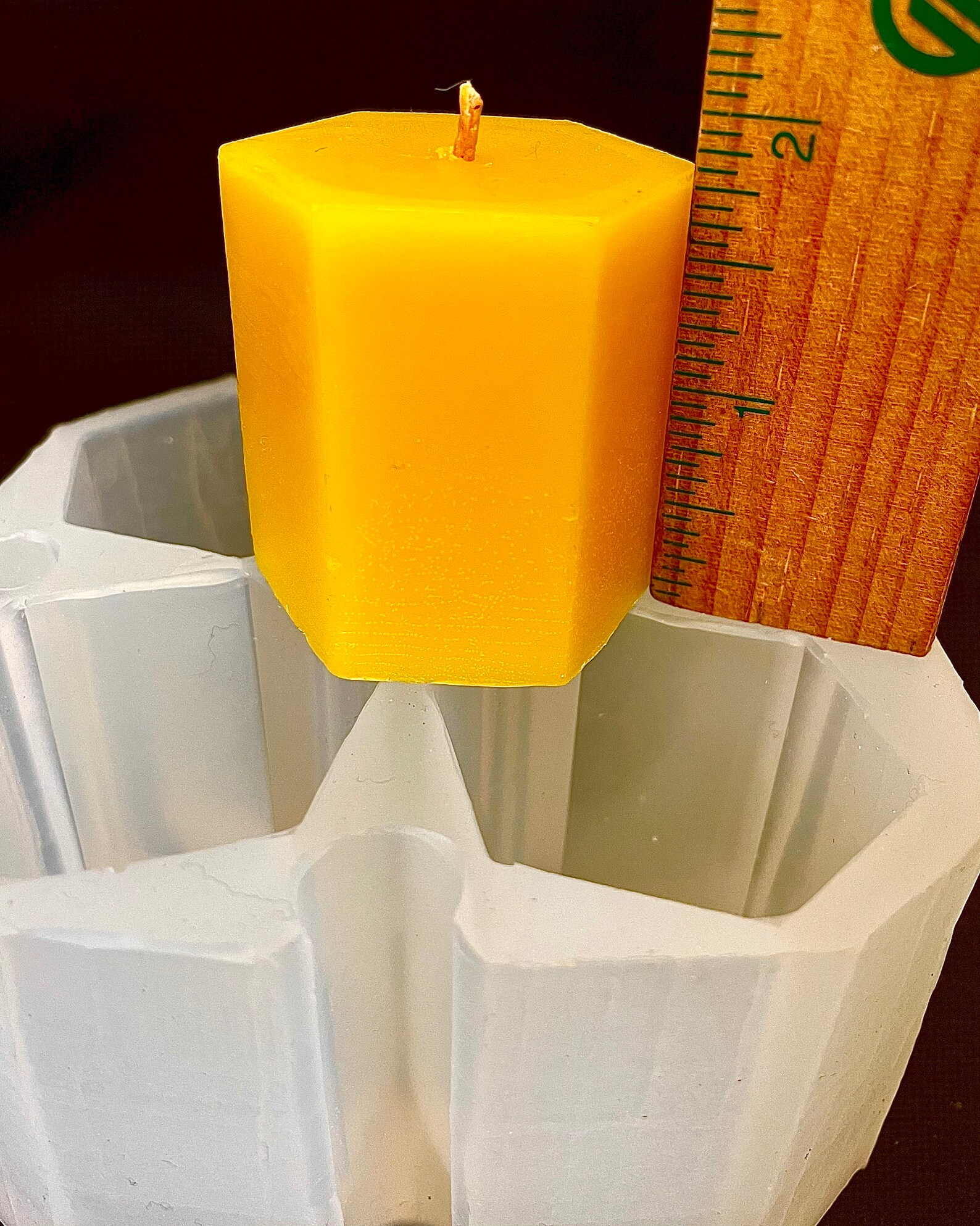 Silicone hexagon votive candle mold hexagonal mold votive Etsy