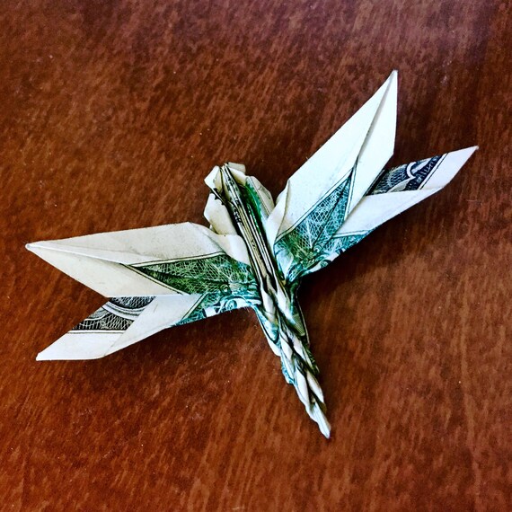 Dragonfly Money Dragonfly Origami Dragonfly Dollar Bill Dragonfly Dragonfly Ornament Christmas Ornament