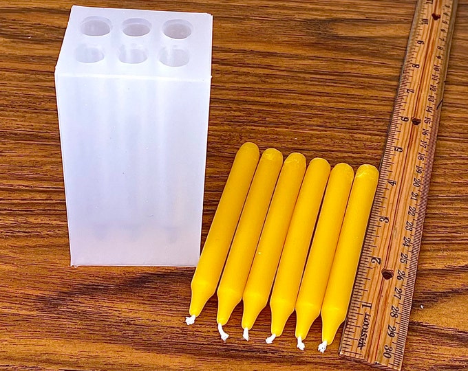 Silicone Chime Candle Mold 4 Mini Taper Mold Spell Candle Etsy