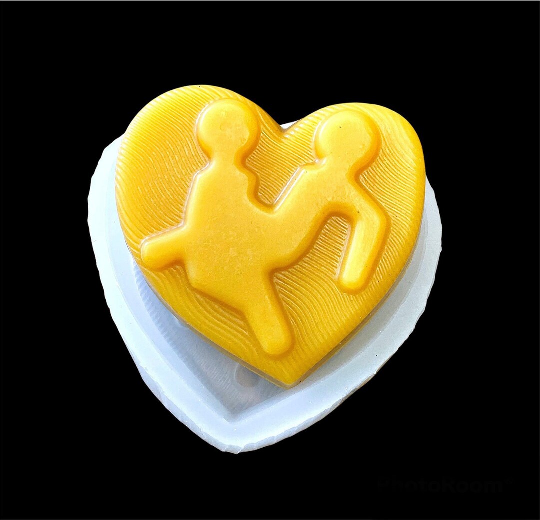 Silicone Soap Mold Silicone Heart Mold Heart Soap Mold Adult Soap Mold