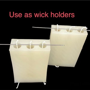 5-pack - 15 cm rostfria nålar för ljustillverkning, sömnad, stygn - vekehållare - ljusnål - formstift bild 4