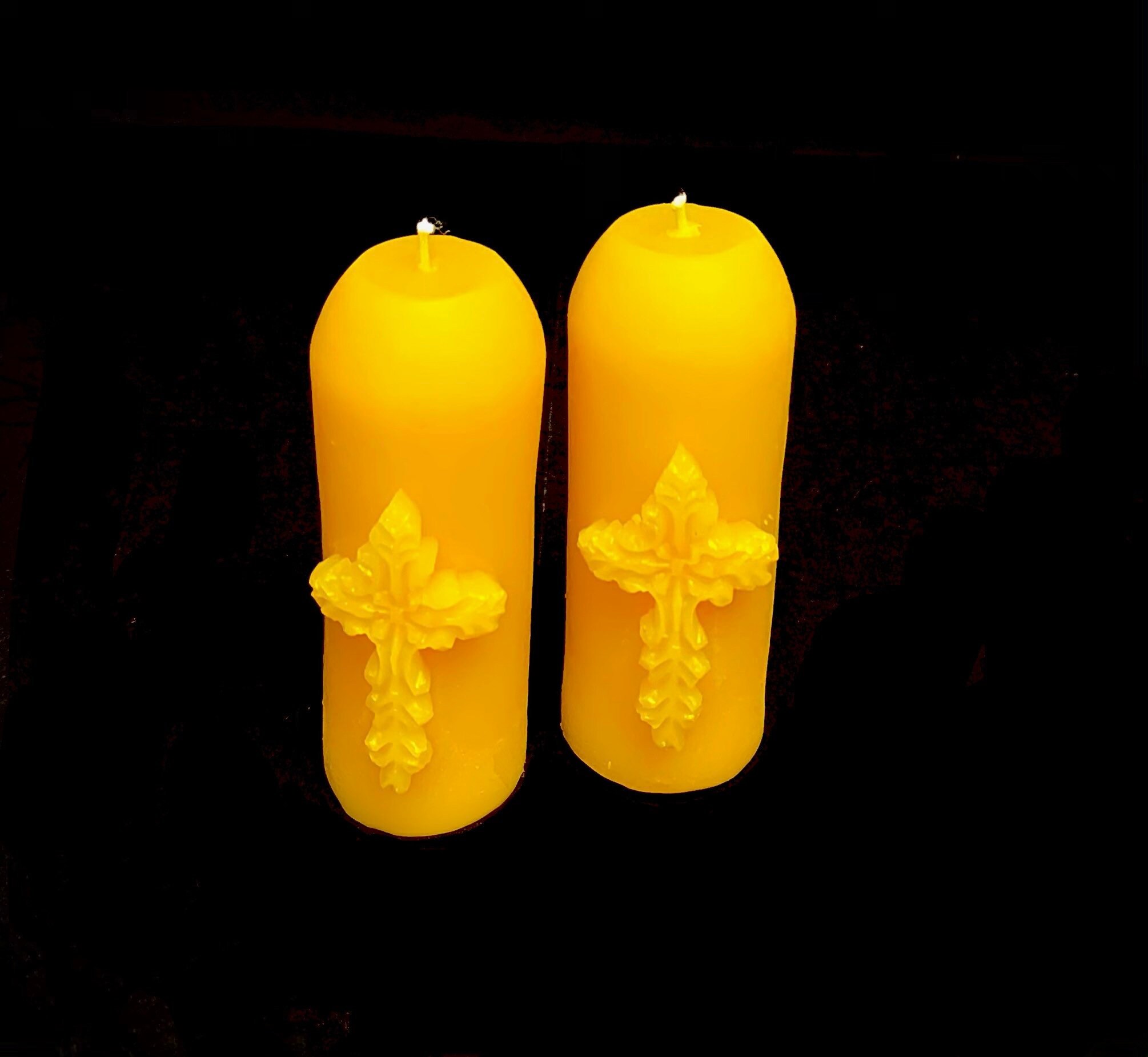 Little religious candle mold silicone mini pillar mold Etsy