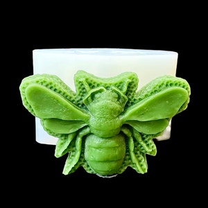 Silicone honeybee honeycomb mold - candle soap resin ornament mold