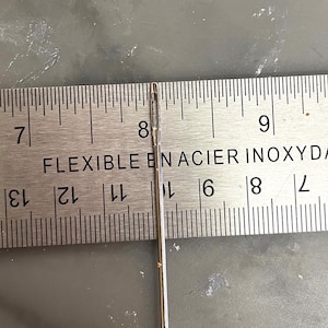 5-pack - 15 cm rostfria nålar för ljustillverkning, sömnad, stygn - vekehållare - ljusnål - formstift bild 6