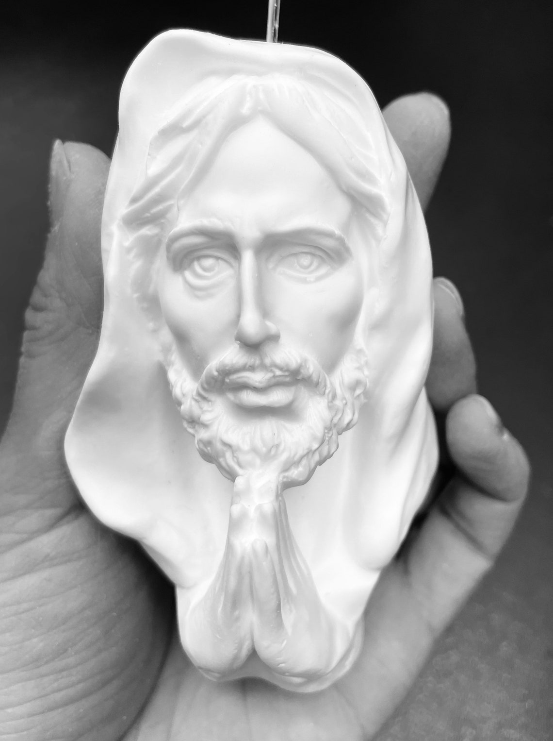 3.6 silicone praying Jesus mold 3D candle soap resin mold Etsy