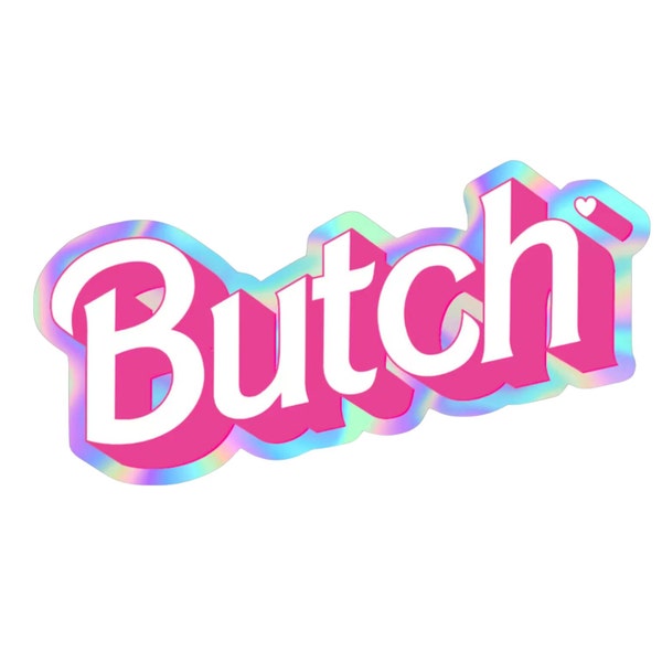 Butch lesbian doll  Sticker