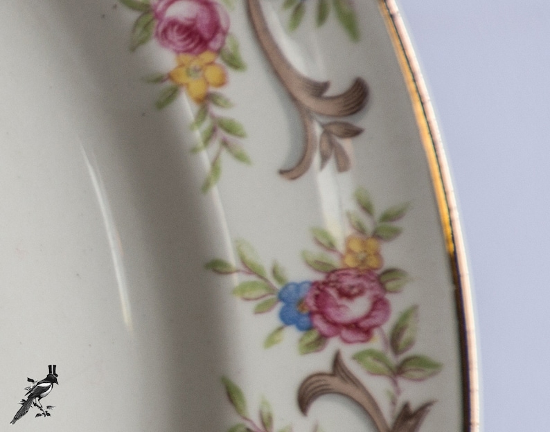 Set of 4 Taylor Smith Taylor USA Pattern 1631 Dessert Plates Etsy