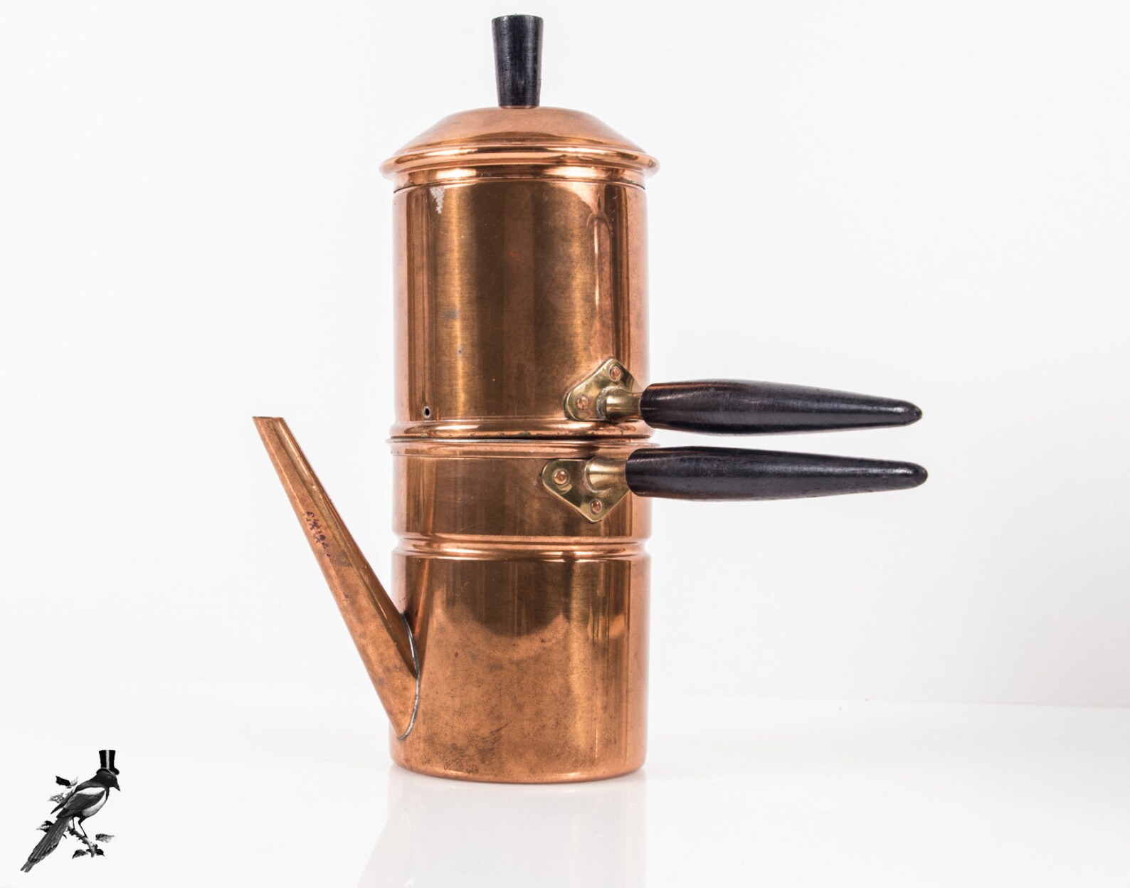 Vintage Copper 5Piece Neapolitan Flip Coffeepot / Coffee Pot Etsy