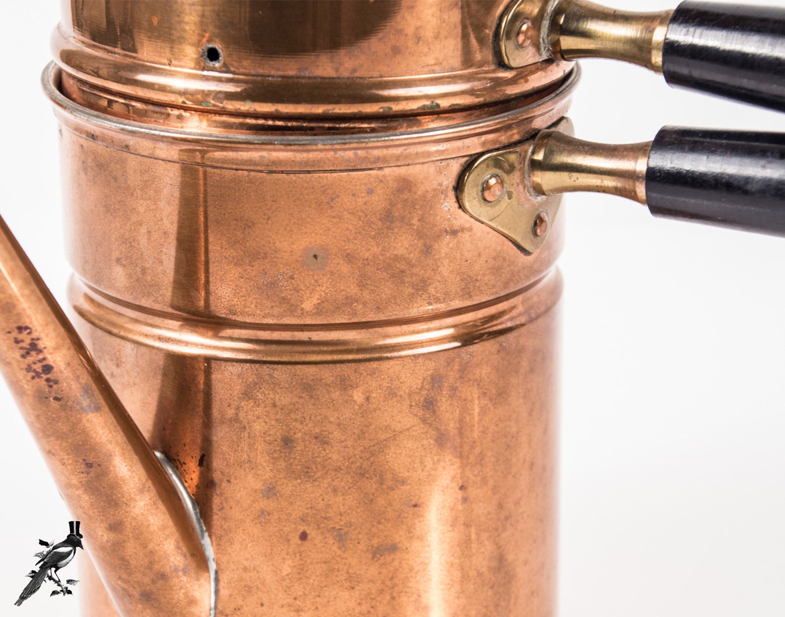 Vintage Copper 5Piece Neapolitan Flip Coffeepot / Coffee Pot Etsy