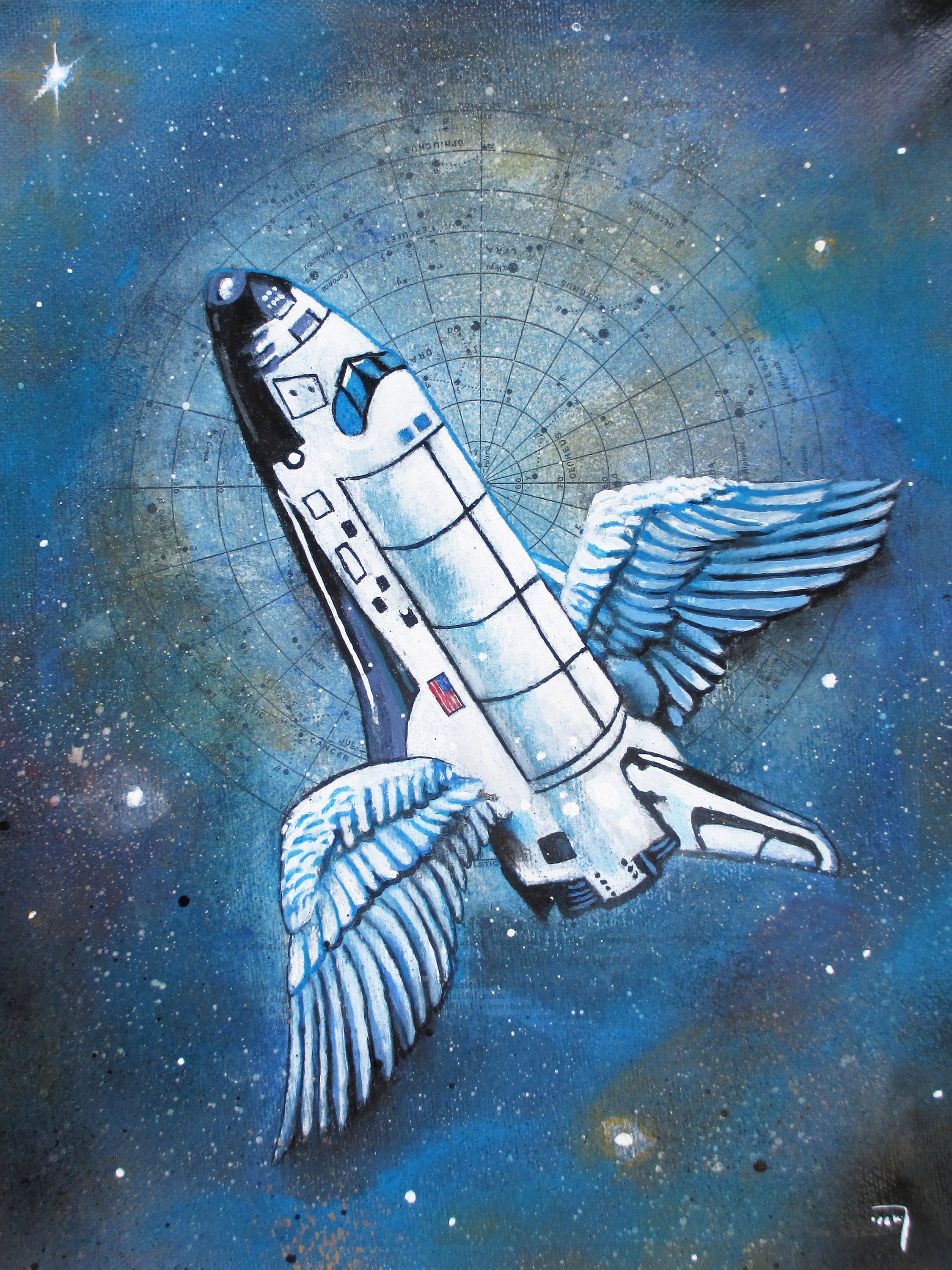 Challenger ~ Space Shuttle ~ Print - Etsy