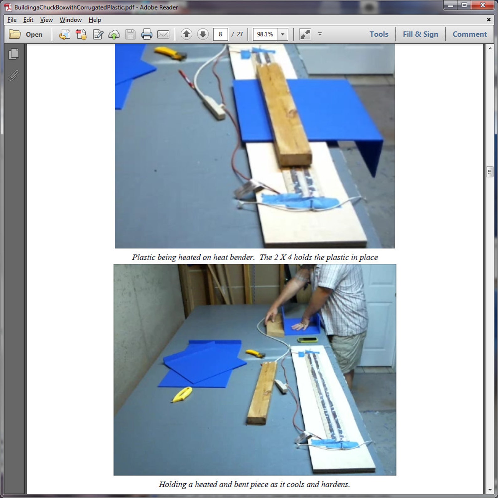 Instructions for Building a Chuck Box With Corrugated Plastic - Etsy