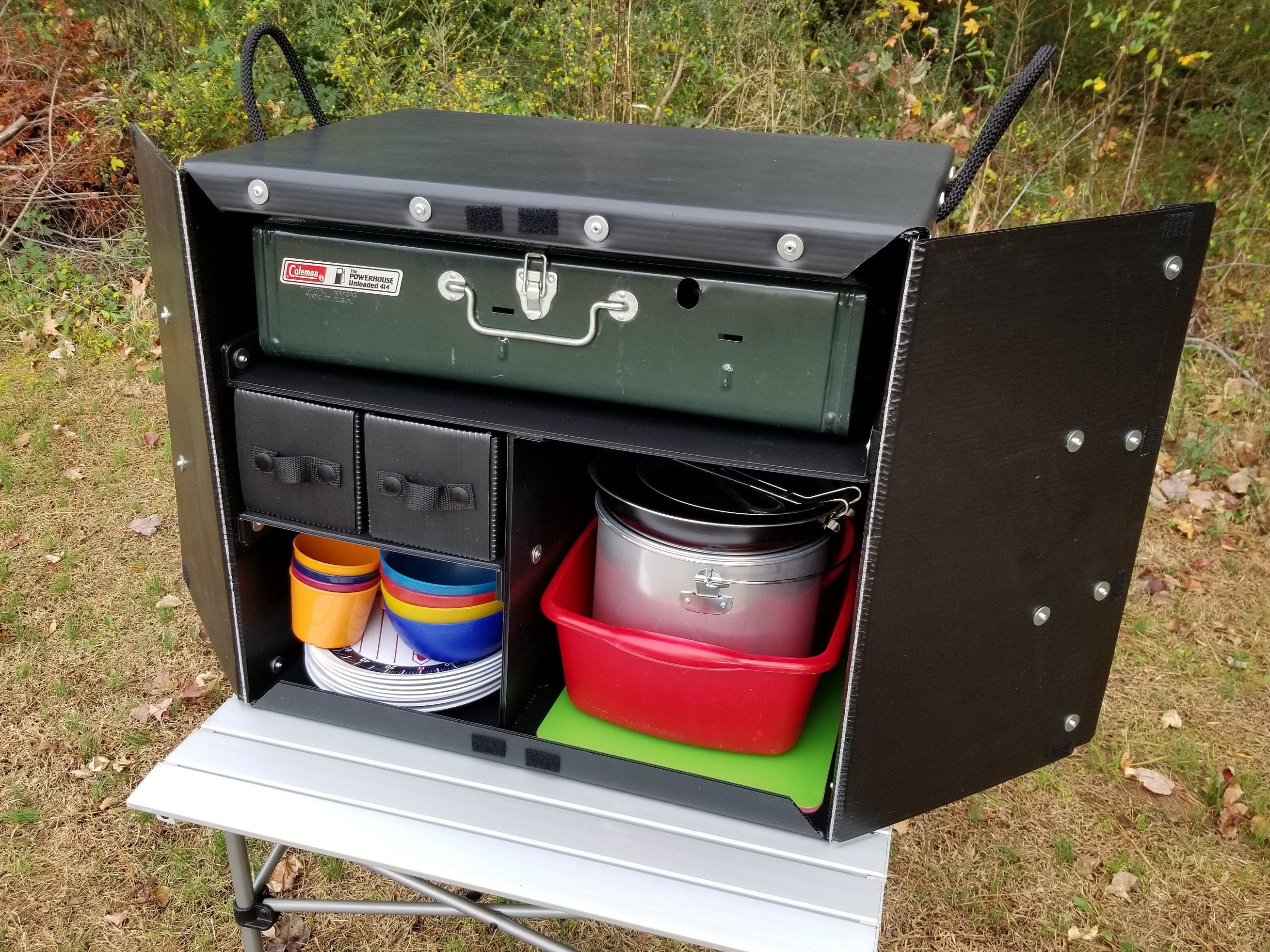 Camp Kitchen Chuck Box, Custom Sizes Available, Gift for Outdoorsman, Tent  Camping Storage Box, Van, Car Pantry, Campsite Dining Prep 