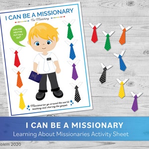 I Can Be a Missionary | LDS Activity Sheet | Busy Binder