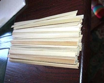 Dollhouse Siding: 75 Poplar Strips + Corner Pieces