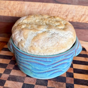 Stoneware Bread Crock with Recipe