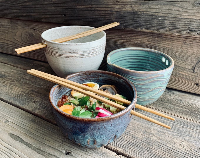 Handgemachte Ramen Schüssel