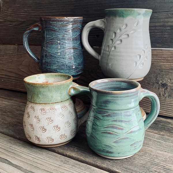 Handcrafted Stoneware Mugs