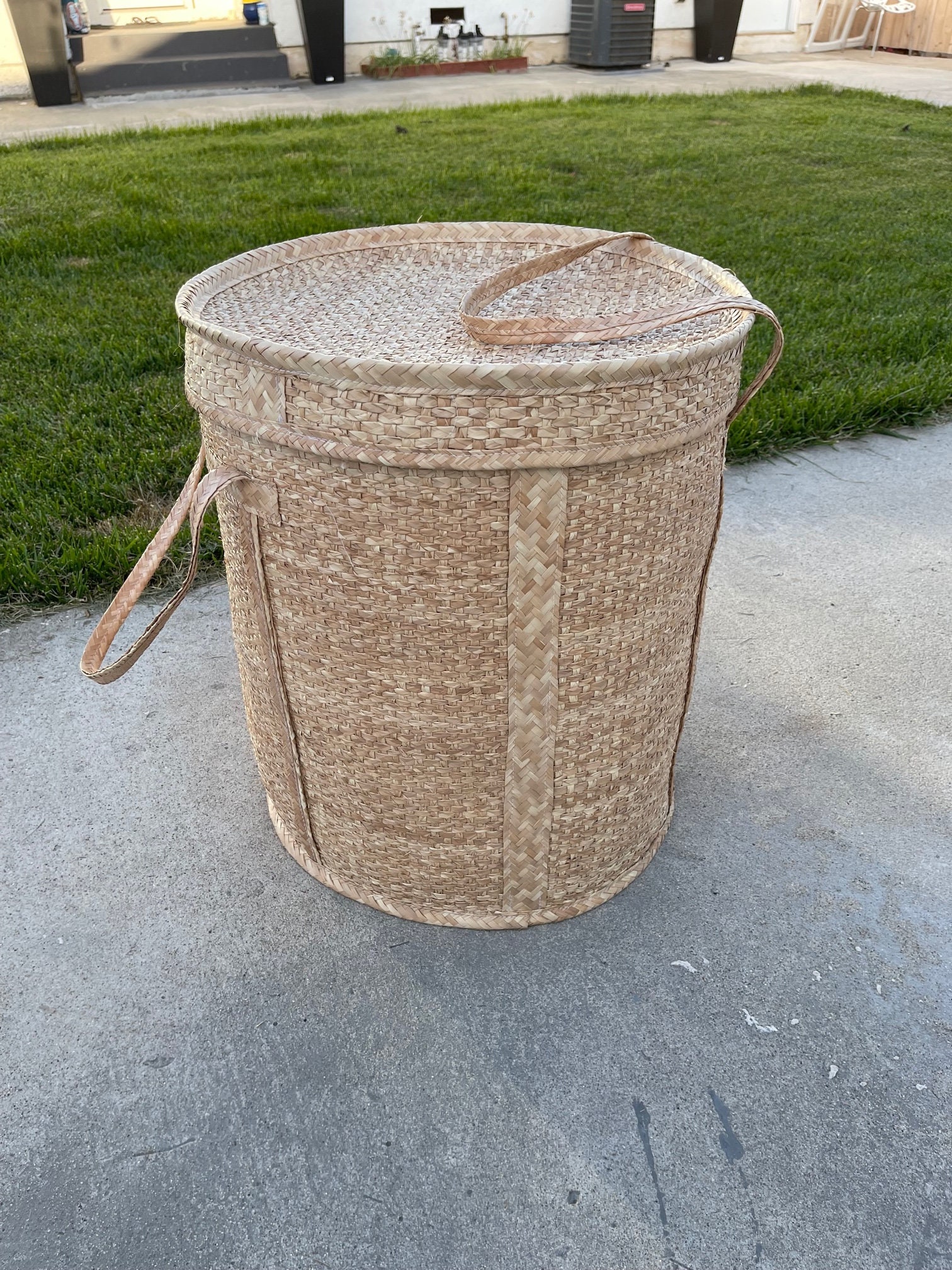 Cestas de lavandería y almacenamiento tejidas hechas a medida | Etsy