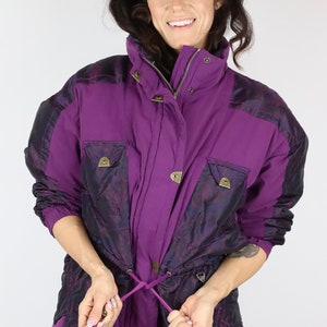 Rad Vintage 80's Skitique©  Purple Ski Jacket