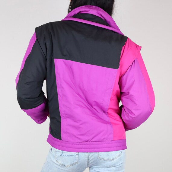 Vintage Pink and Black Prima Futuraski® 80's Ski … - image 3