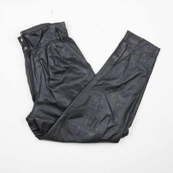 Vintage 80's Preview Leathers® High Waist Pleated