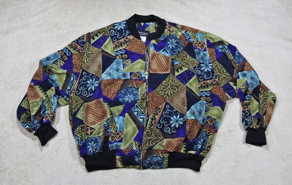 Vintage 80's Cascais® multicolored windbreaker ja… - image 4