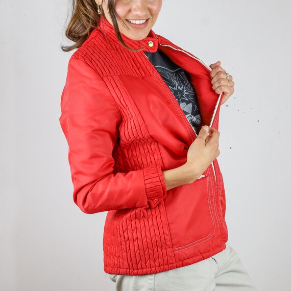Vintage early 80's Red Winter Jacket - image 2