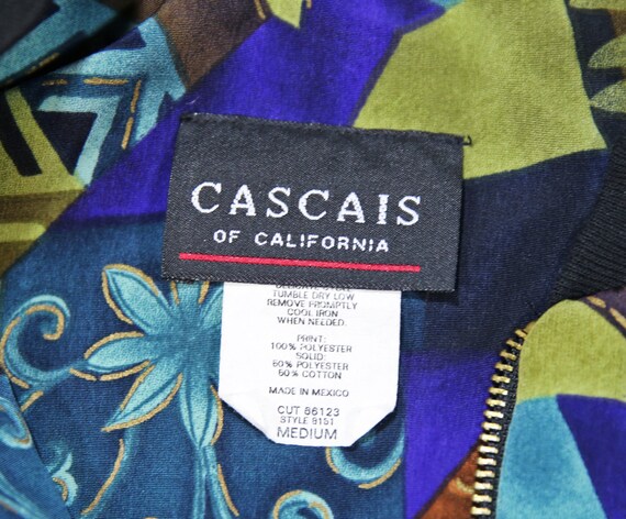 Vintage 80's Cascais® multicolored windbreaker ja… - image 5
