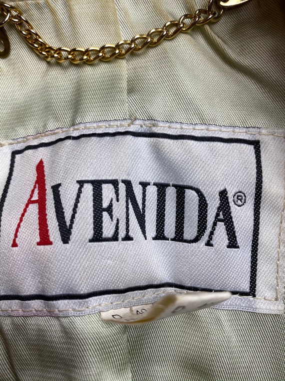 Vintage 80's Avenida© Tan Leather Blazer Jacket - image 6