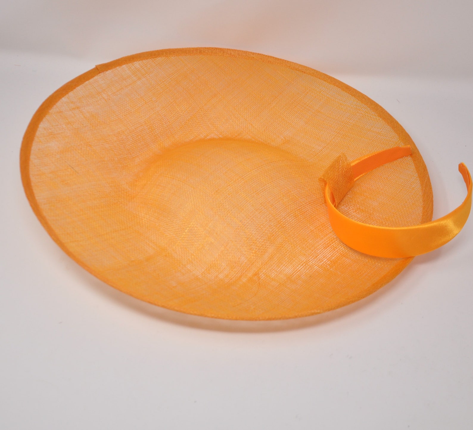 Sinamay Saucer With Upturned Brim Hat Base Hat for DIY Hat Etsy