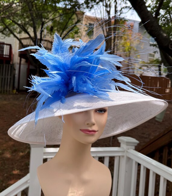 Wide Brim Feather Accent Hat Emerald Wool Felt Pinch Crown Fedora Hat 2.5 Inch Brim  main image 4