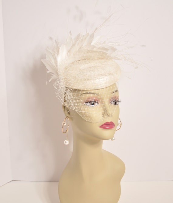 Kentucky Derby Fascinator Hat, Ascot Hat for Wedding & Tea  display picture 2