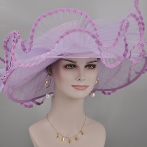 Kentucky Derby Hat, Church hat, Tea Party Hat, Custom hat, Formal Hat, Fashion Hat   Lilac