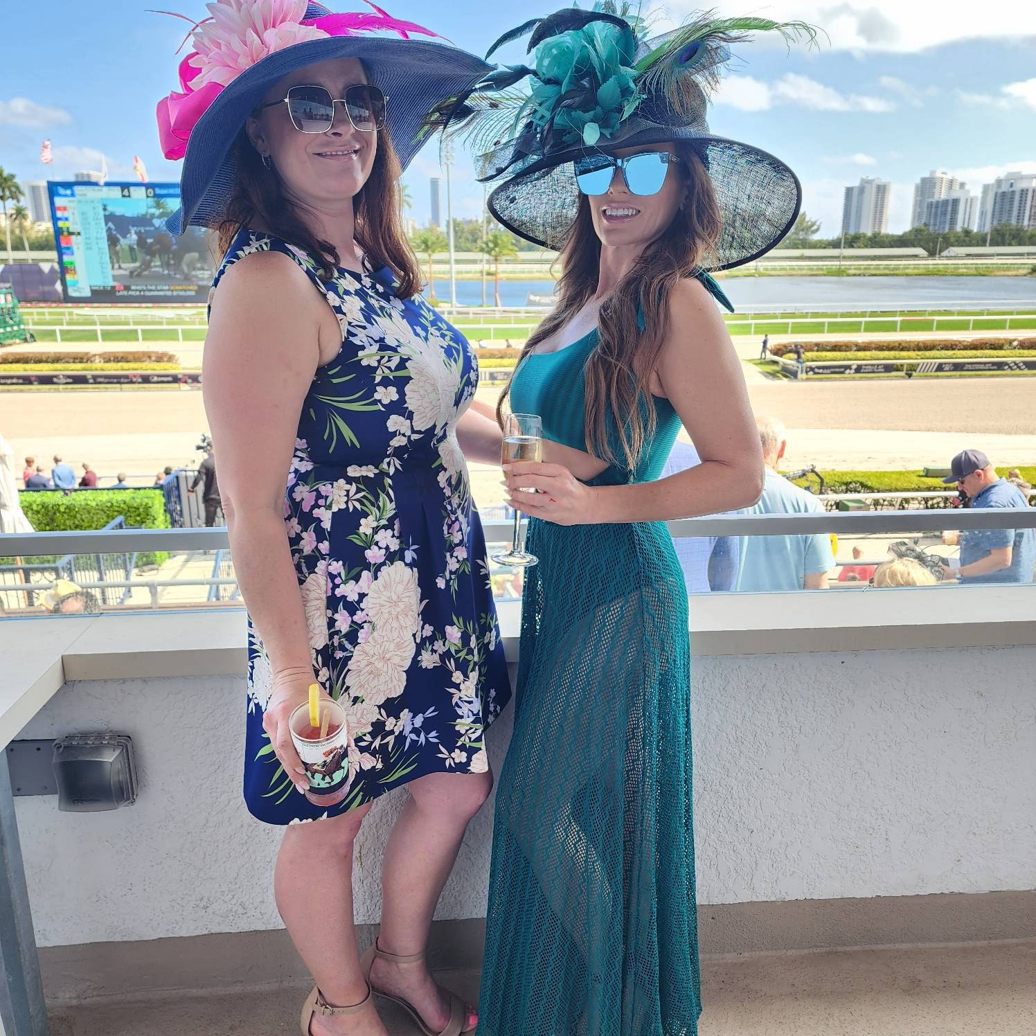 Kentucky Derby HatElegant Royal Blue Feather and Peacock Hat - Women\'s Dress Hat M22020FC ( Navy Royal blue hat) Kentucky Derby hat, Wedding  main image 4