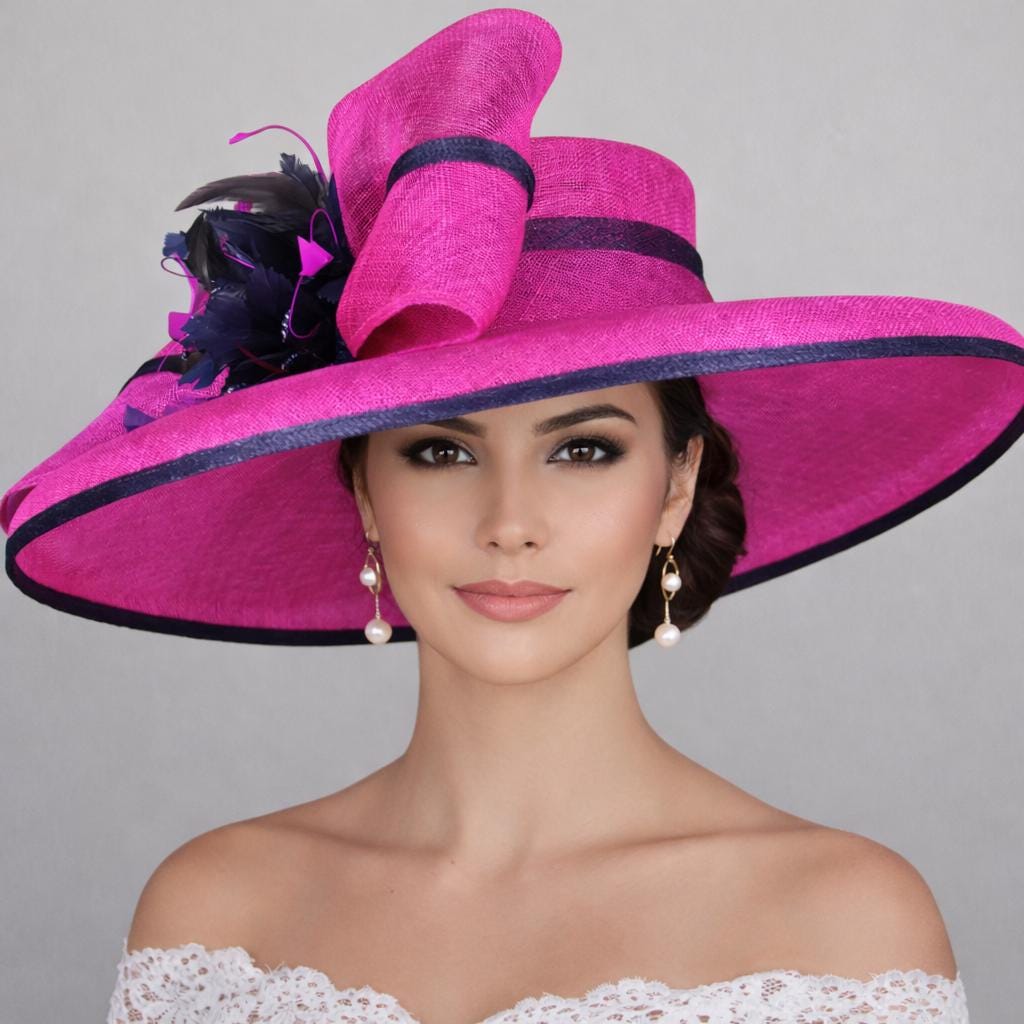 Women Pink Church Hats - Etsy