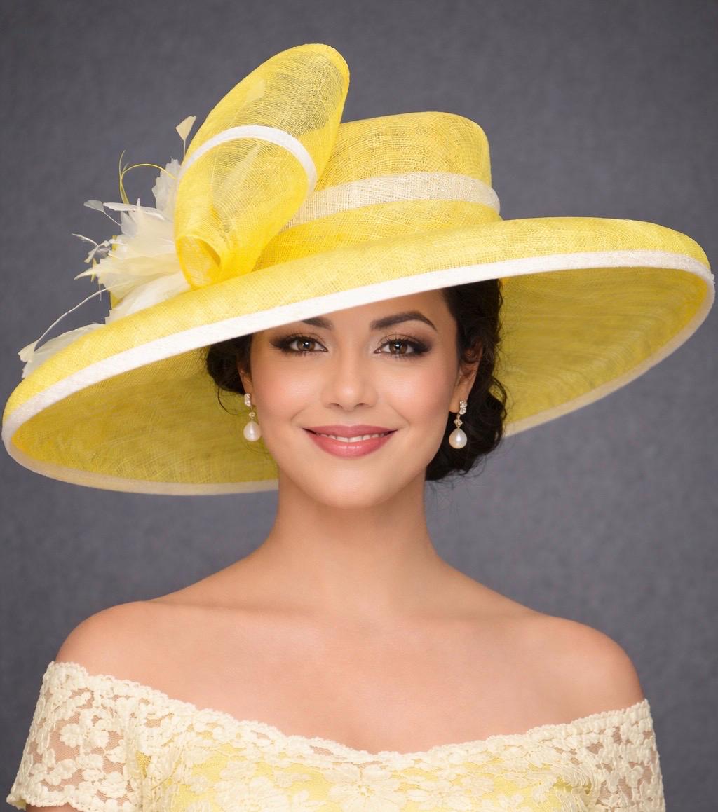 Yellow Derby Hat - Etsy display picture 1