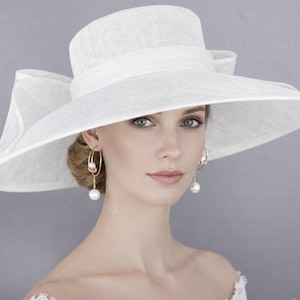 Fancy White Church Hats - Etsy display picture 1