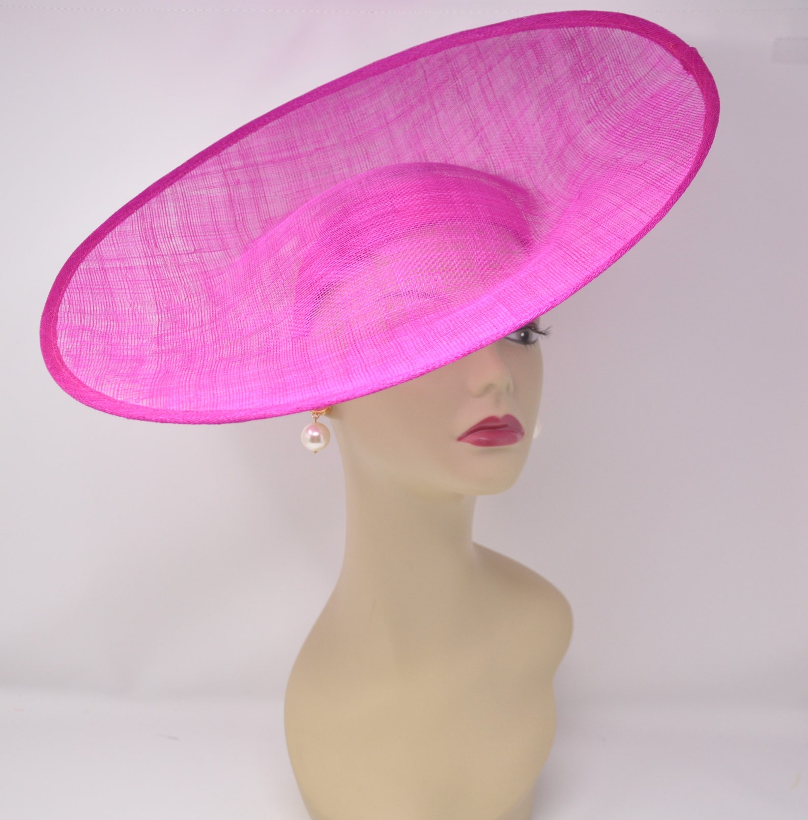 Sinamay Saucer With Upturned Brim Hat Base Hat for DIY Hat Etsy