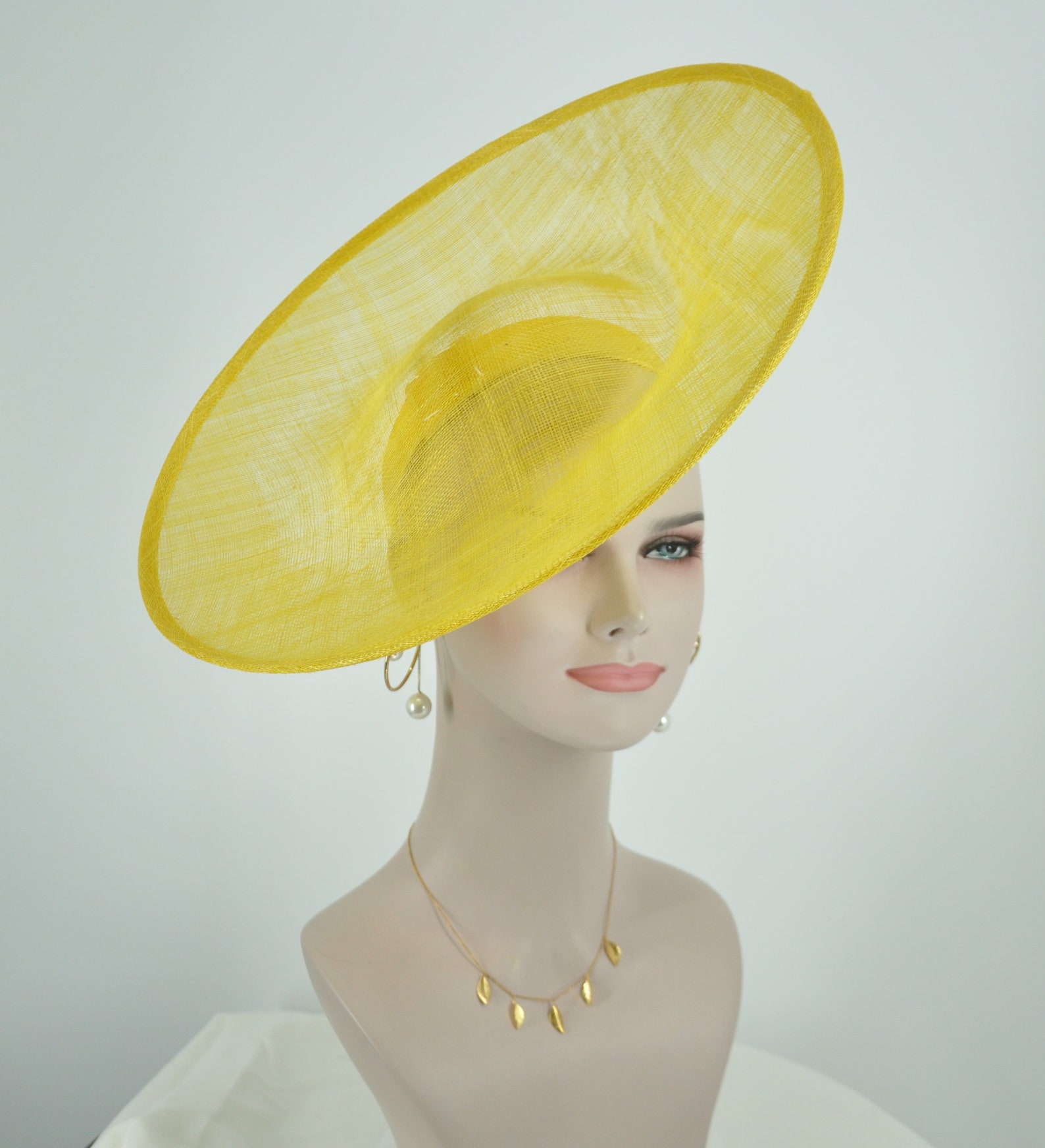 Sinamay Saucer With Upturned Brim Hat Base Hat for DIY Hat Etsy