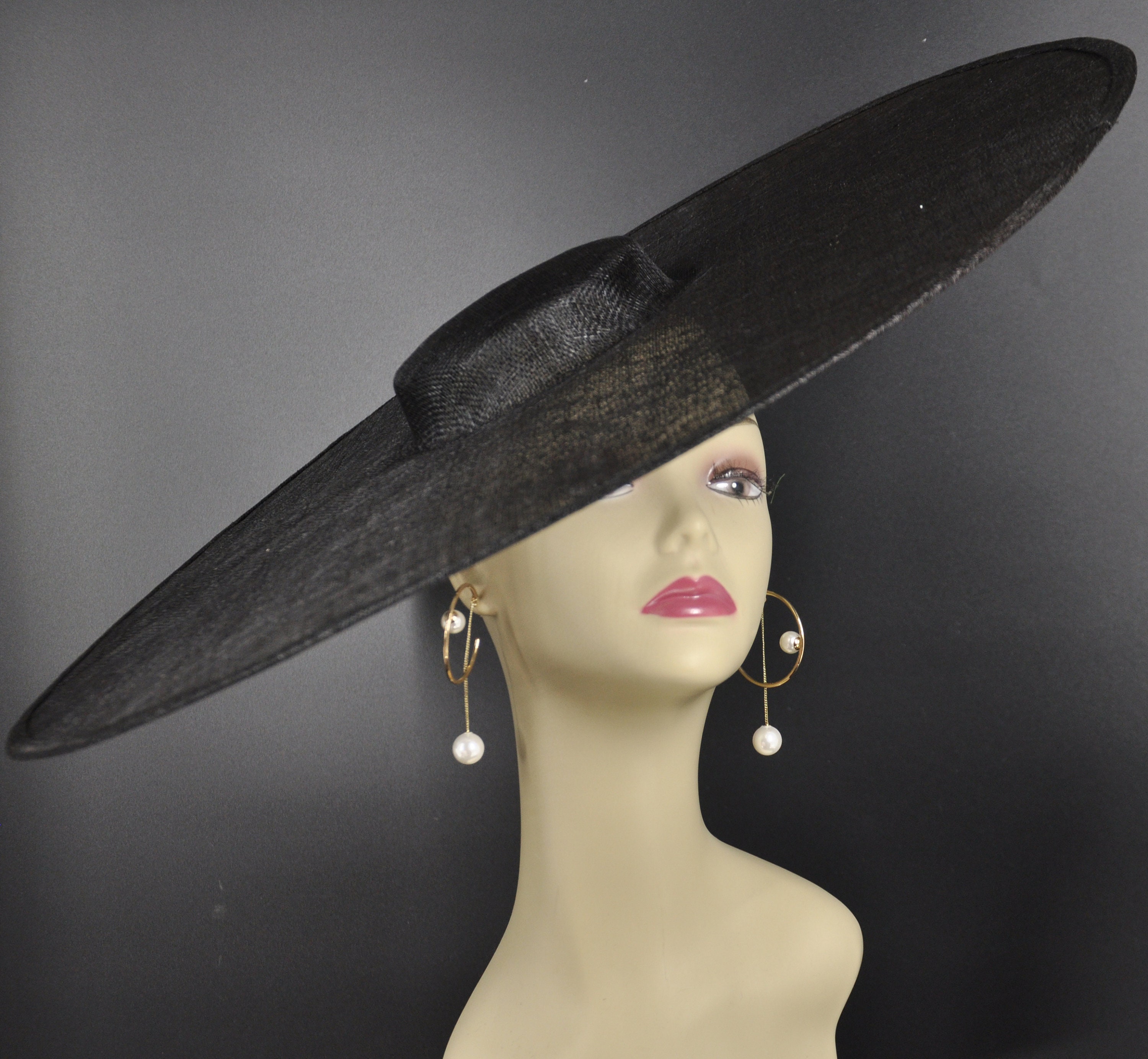 【未使用品】 SHAREEF WIDE BRIM HAT Modern Wide Brim Fedora Hat - The Thiago – Agnoulita Hats