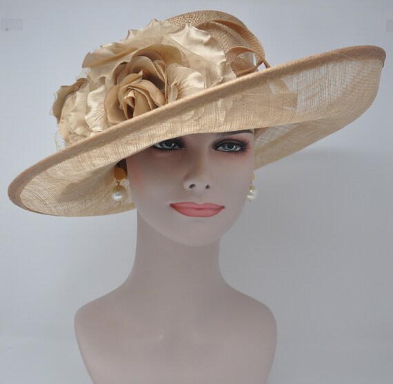 large brimmed wedding hats
